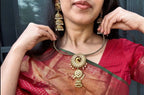 Statement 3 Step Kanti & Peacock Pendant - RZ413