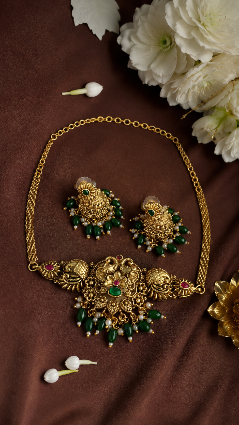 Temple Gold Choker Set - RZ571