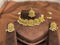 Gold Chakra Tikka & Necklace Set - RZ400