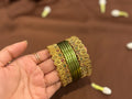Gold Kaasu Bangles Set - RZ404
