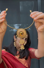 Statement 3 Step Kanti & Peacock Pendant - RZ413