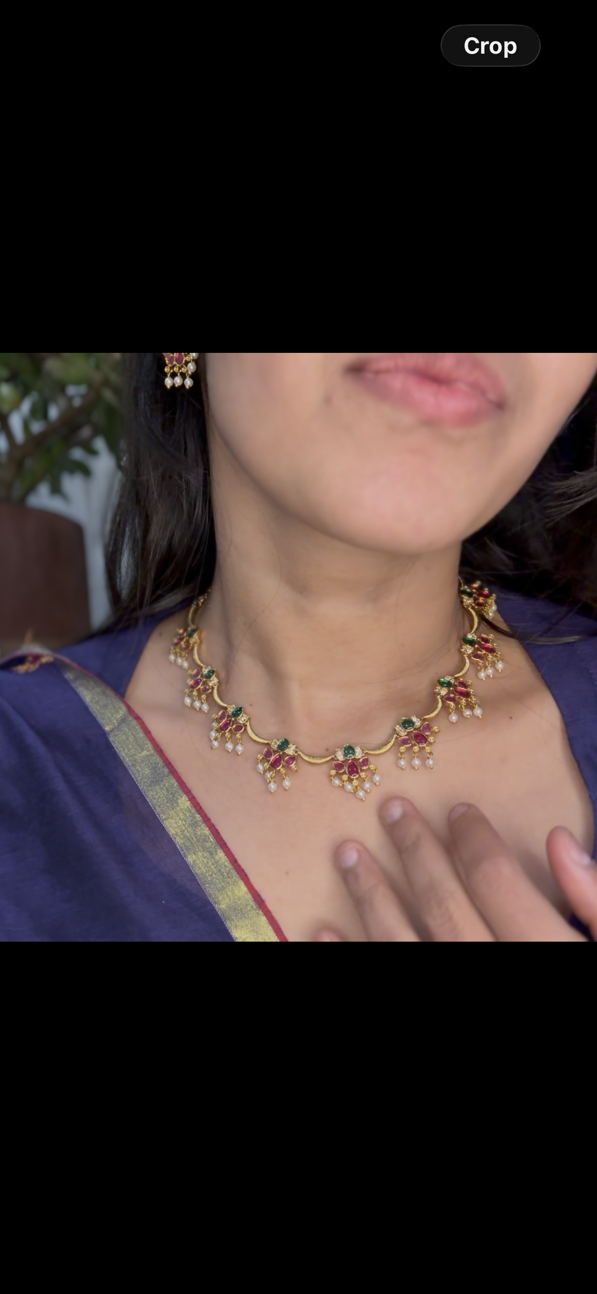 Lotus necklace set