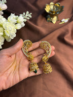 Peacock Earcuff Jumka - RZ521