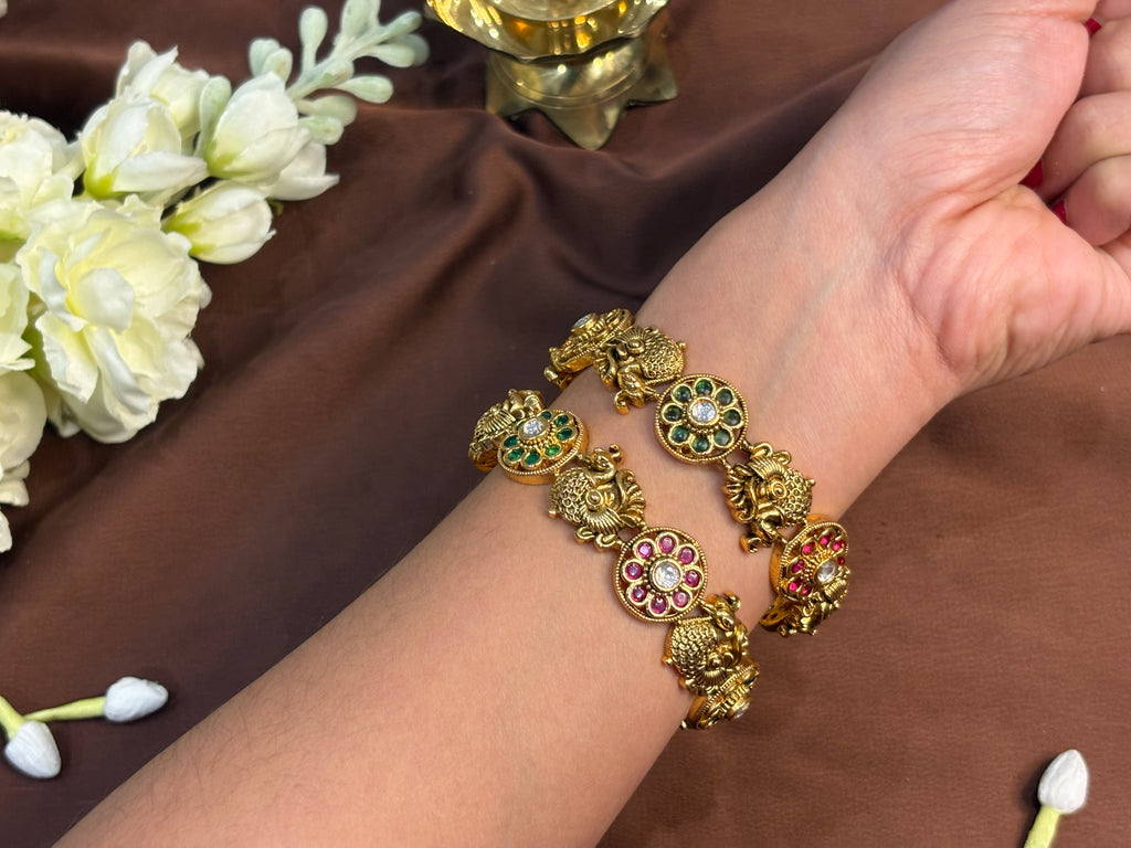 Premium Statement Bangles Set - RZP535
