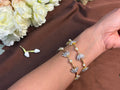 White Lotus Bangles Set - RZ538