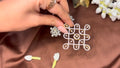 Kolam Pendant & Earrings Set - RZ483