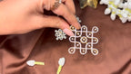 Kolam Pendant & Earrings Set - RZ483
