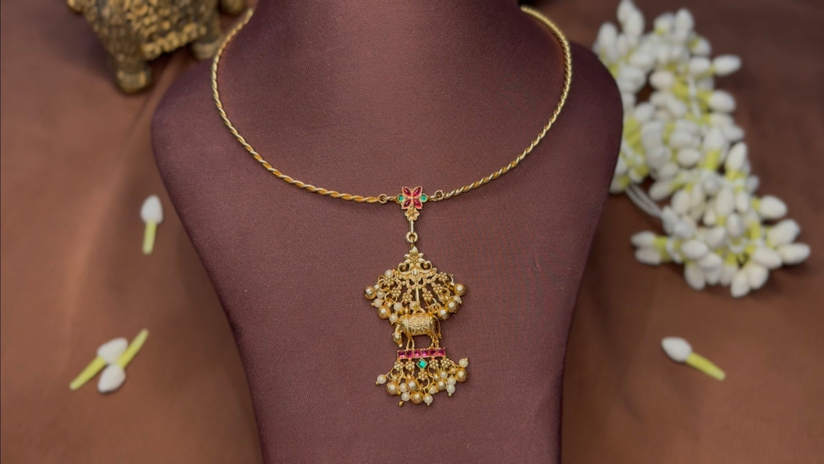 Unique Kamadhenu Choker Set - RZ600