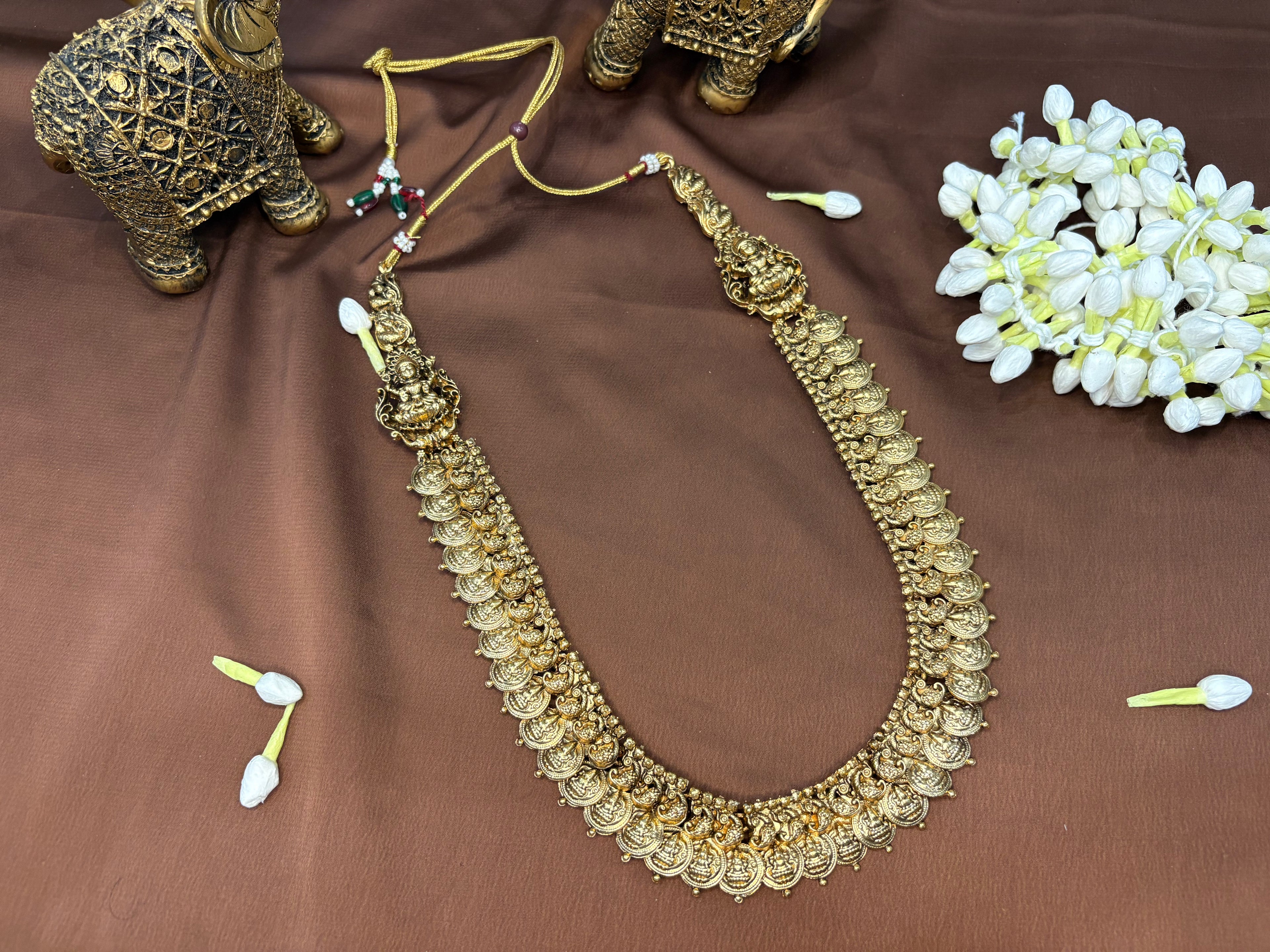 Nagas Gold Replica Kaasu Lakshmi Haram - RZ584