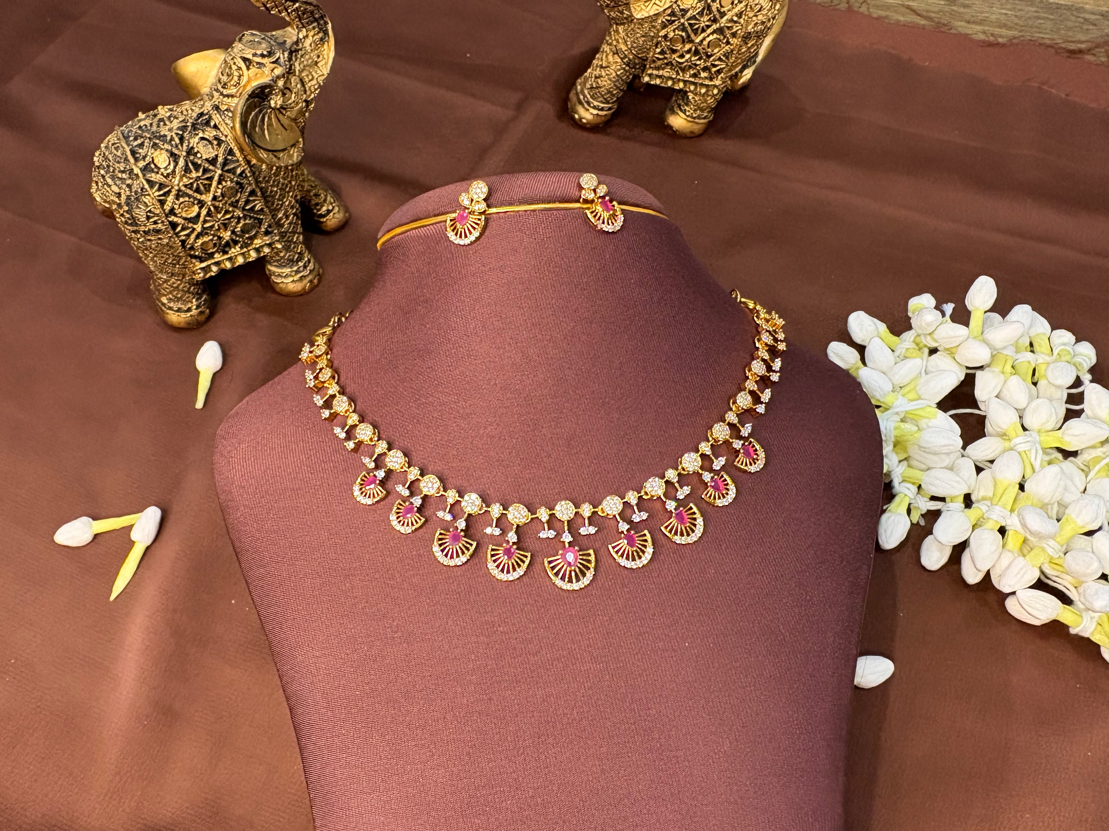 AD Shells Necklace Set - RZ616