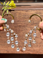 Solitaire Chandelier Earcuff - RZ636