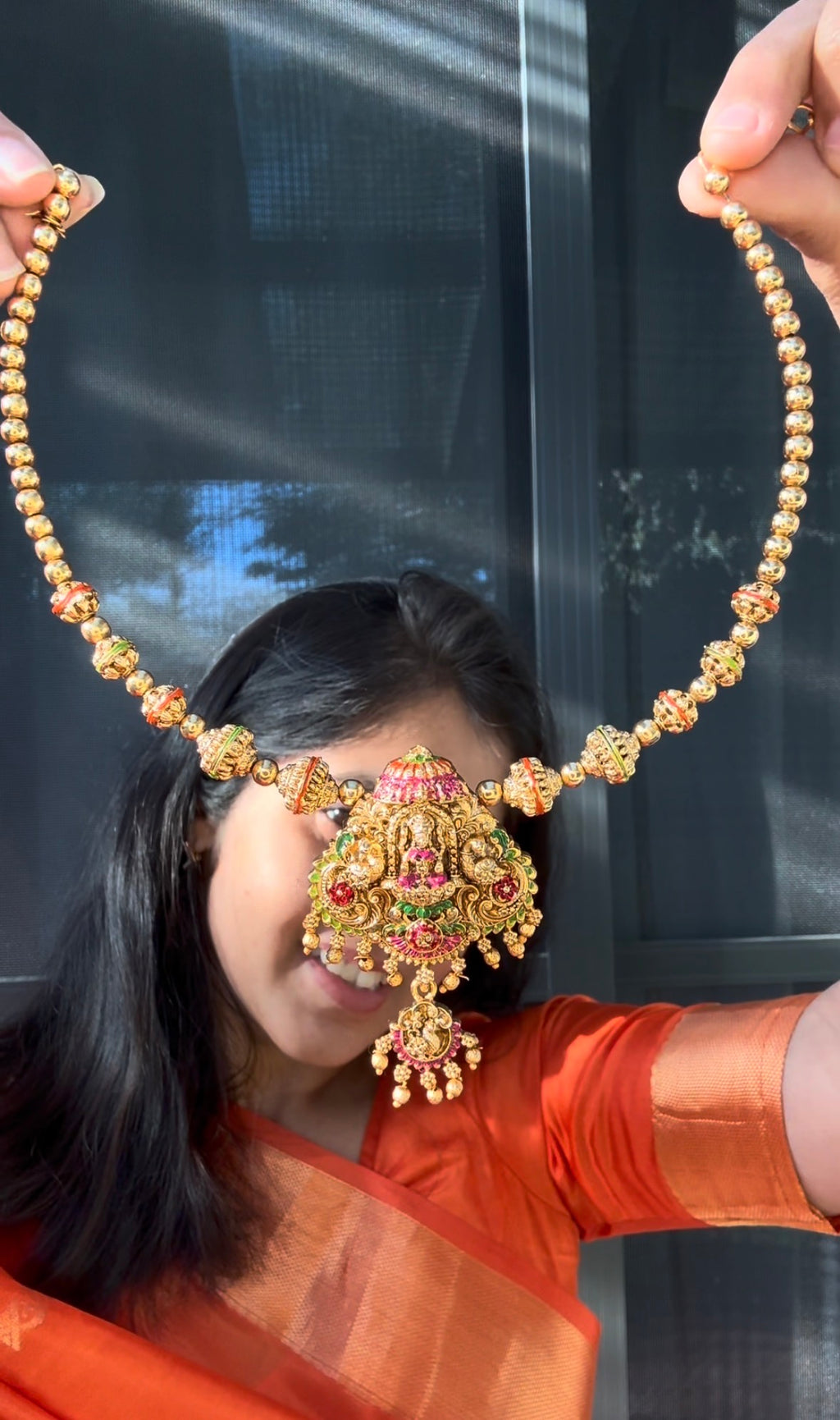 Meenakari Necklace Set - RZ385