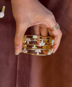 Viral Colour Changeable Bangle Set (Tulip Floral) - RZ394