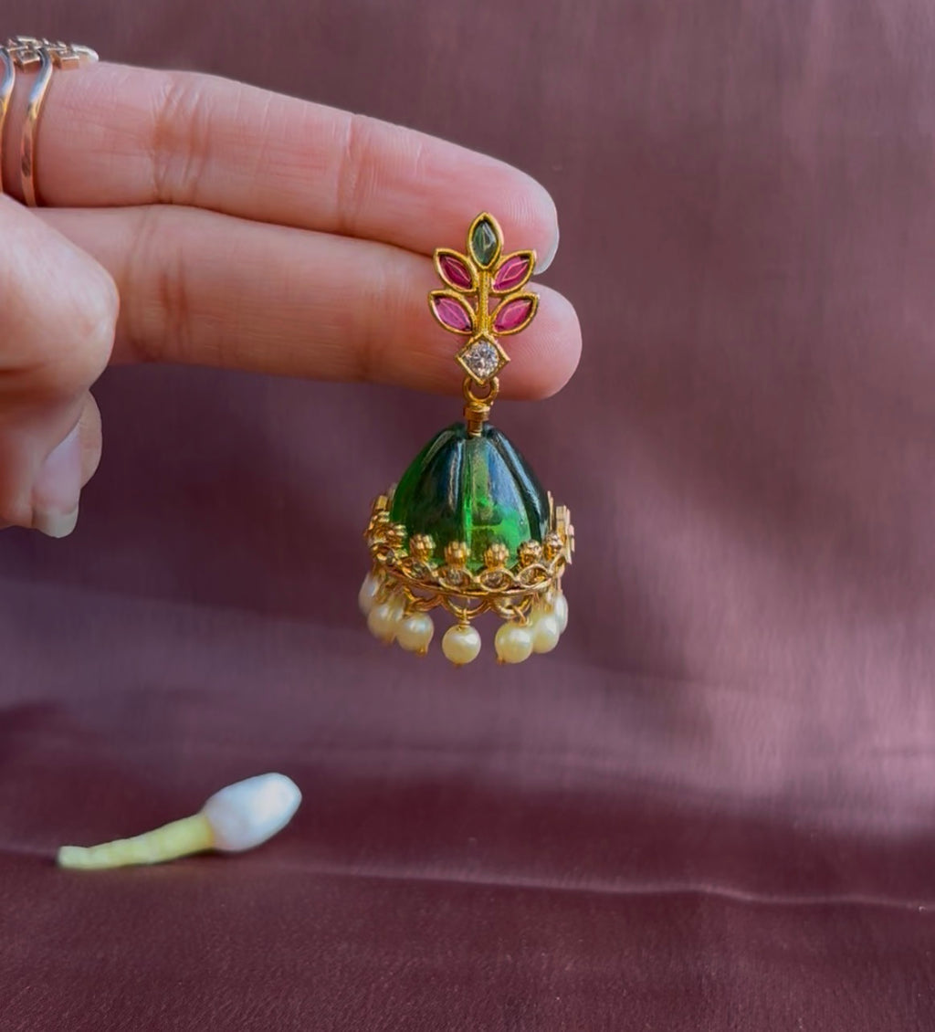 Viral Colour Changeable Glass Jumka - RZ395