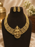 Lakshmi Shilpa Necklace and Haaram Set - RZ453