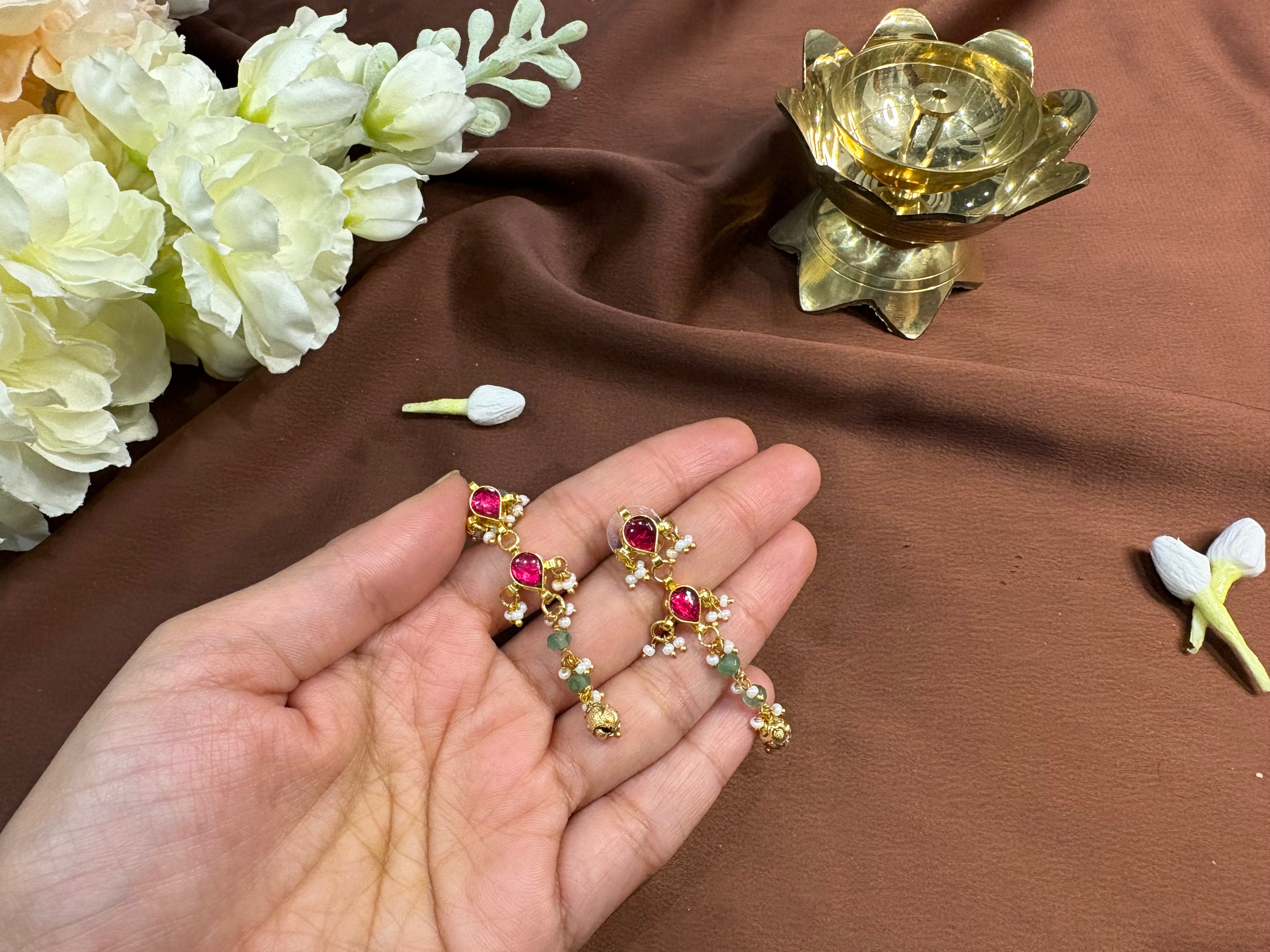 Original Jadau Kundan Necklace Set - RZP514