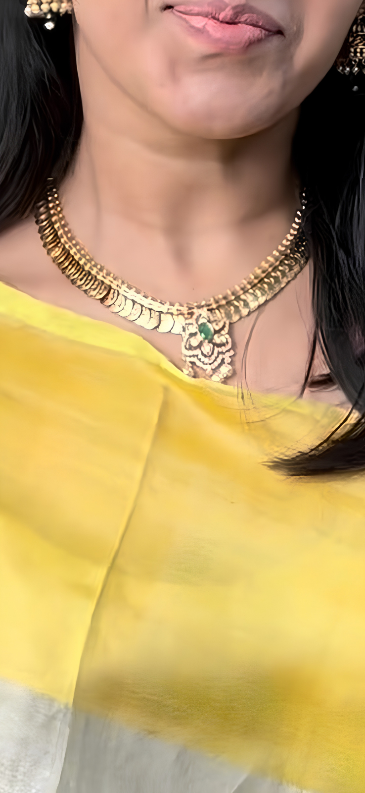 Kasu Mala with Pendant Necklace Set - RZ503