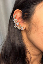 Cluster Flower AD Stone Earcuff - RZ524