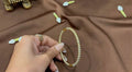Anti Tarnish Bubble White Bracelet - RZ623