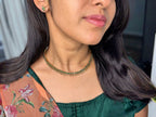 Round Cut Drops Necklace Set - RZ511