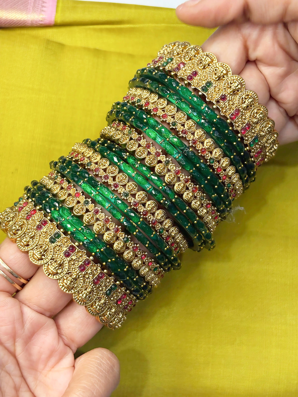 Bridal Kasu Bangles (Set of 6)  - RZ379