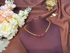 Red Stone Choker Set - RZ499